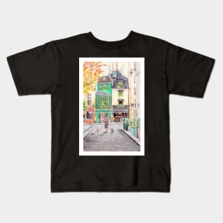 Odette Cafe, Paris Kids T-Shirt